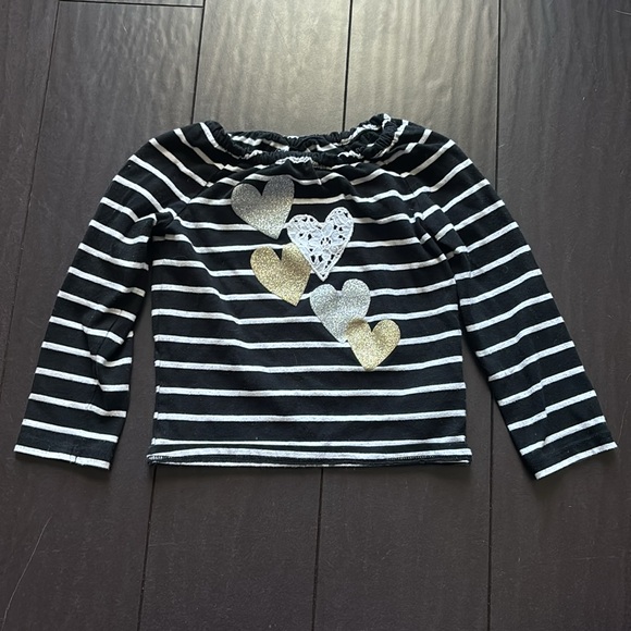 Cherokee Toddler Girl Long Sleeve Lace T-shirts size 2T EUC - Picture 2 of 7